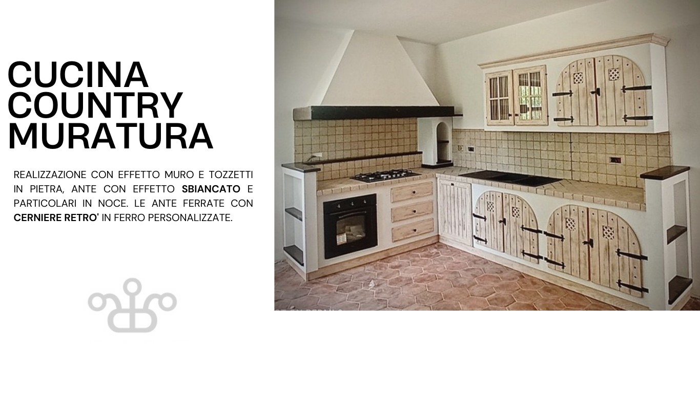 Cucina muratura.