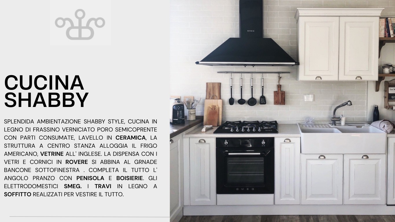 Cucina Shabby Rovere