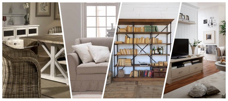 Catalogo arredamento soggiorno Shabby, Urban e Industrial