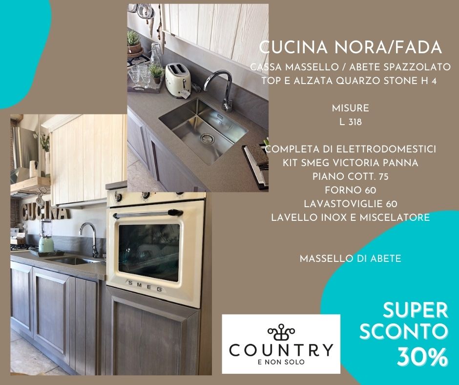 Sconti 30% cucine Nora Fada