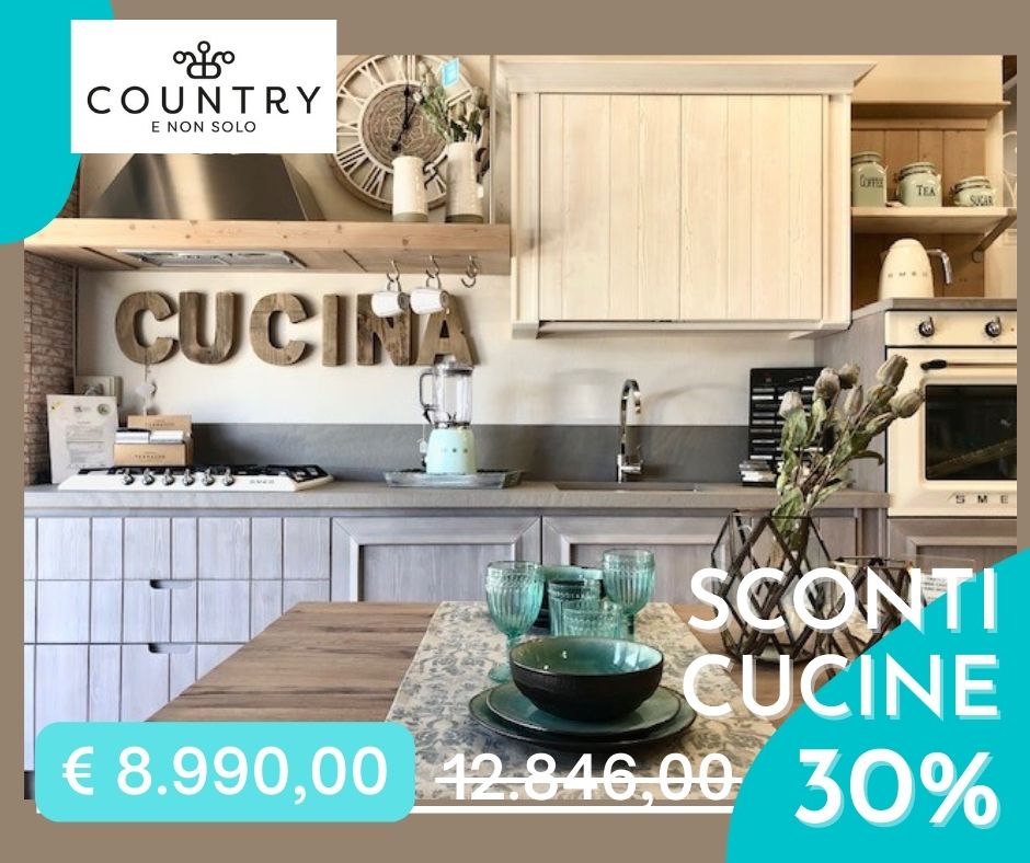 Sconti 30% cucine Nora Fada